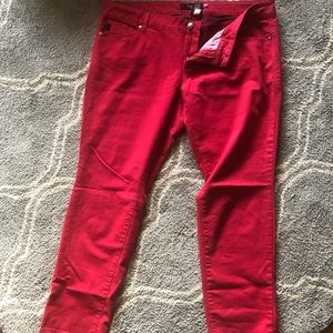 Torrid Jeggings - Red Size 20
